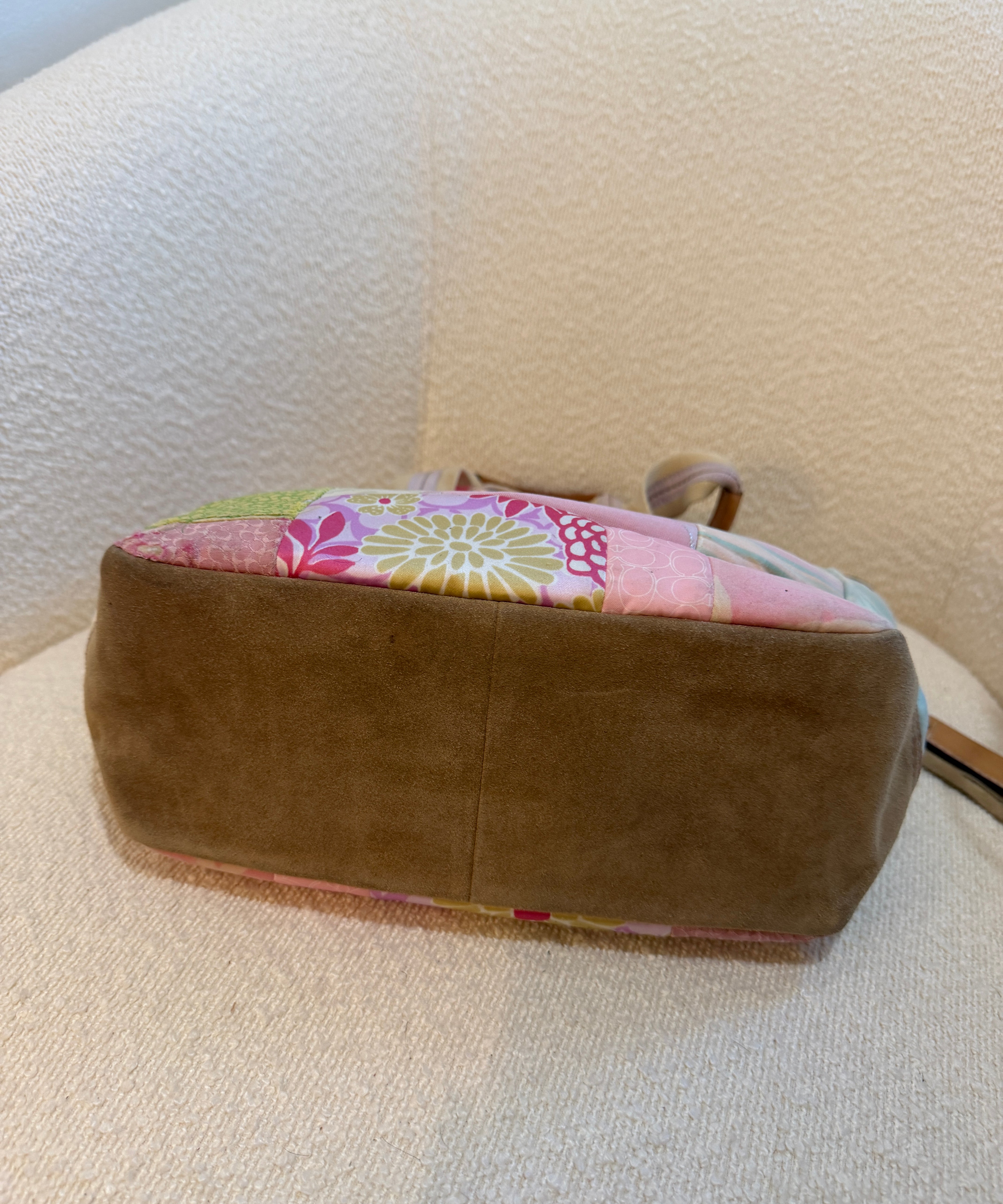 Coach Multicolor Patchwork Spring Hand Bag