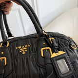 Black Prada Nappa Shoulder Bag
