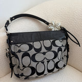 Coach Grey Signature Zoe Bag