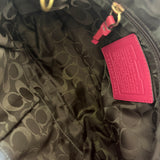 Coach Magenta Legacy Turnlock Bag