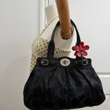 Black Optic Signature Coach Garnett Turnlock Bag