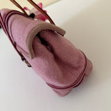 Coach Pink Tweed Hamptons Satchel Bag