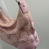 Rare Pink Coach Signature Shoulder Bag