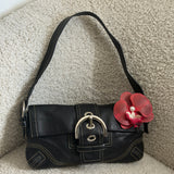 Coach Black Soho Demi Flap Bag
