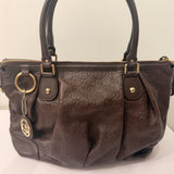 Brown Guccissima Sukey Tote Bag