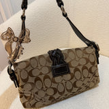 Coach Brown Soho Demi Flap Bag
