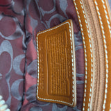 Coach Canvas Stripe Hamptons Shoulder Bag