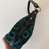 Coach Teal Op Art Madison Mini Bag