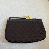 Coach Brown Madison Wristlet