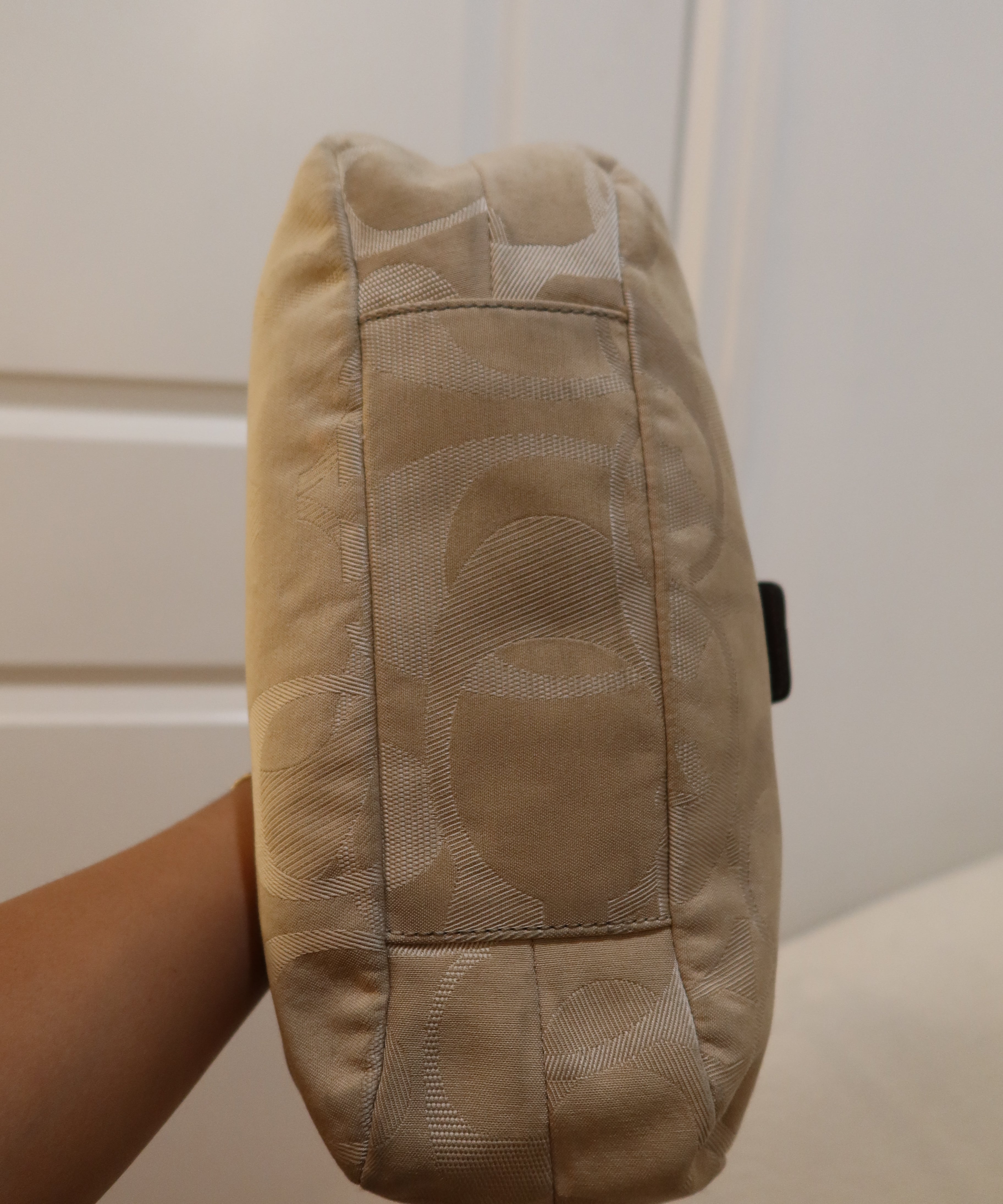 Coach Beige Soho Lynn Bag