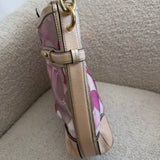 Coach Pink Optic Signature Tote Bag