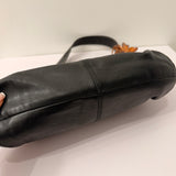 Coach Black Leather  Pleated Soho Bag