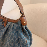 Rare Denim Gucci Hobo Bag