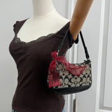 Coach Grey Signature Demi Hamptons Bag