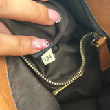 Miu Miu Brown Vitello Lux 2-Way Leather Hand Bag