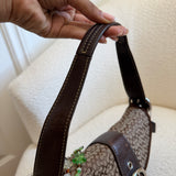 Coach Brown Suede Mini Soho Bag