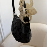 Black Coach Signature Mini Bag