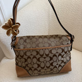 Coach Tan Hamptons Shoulder Bag