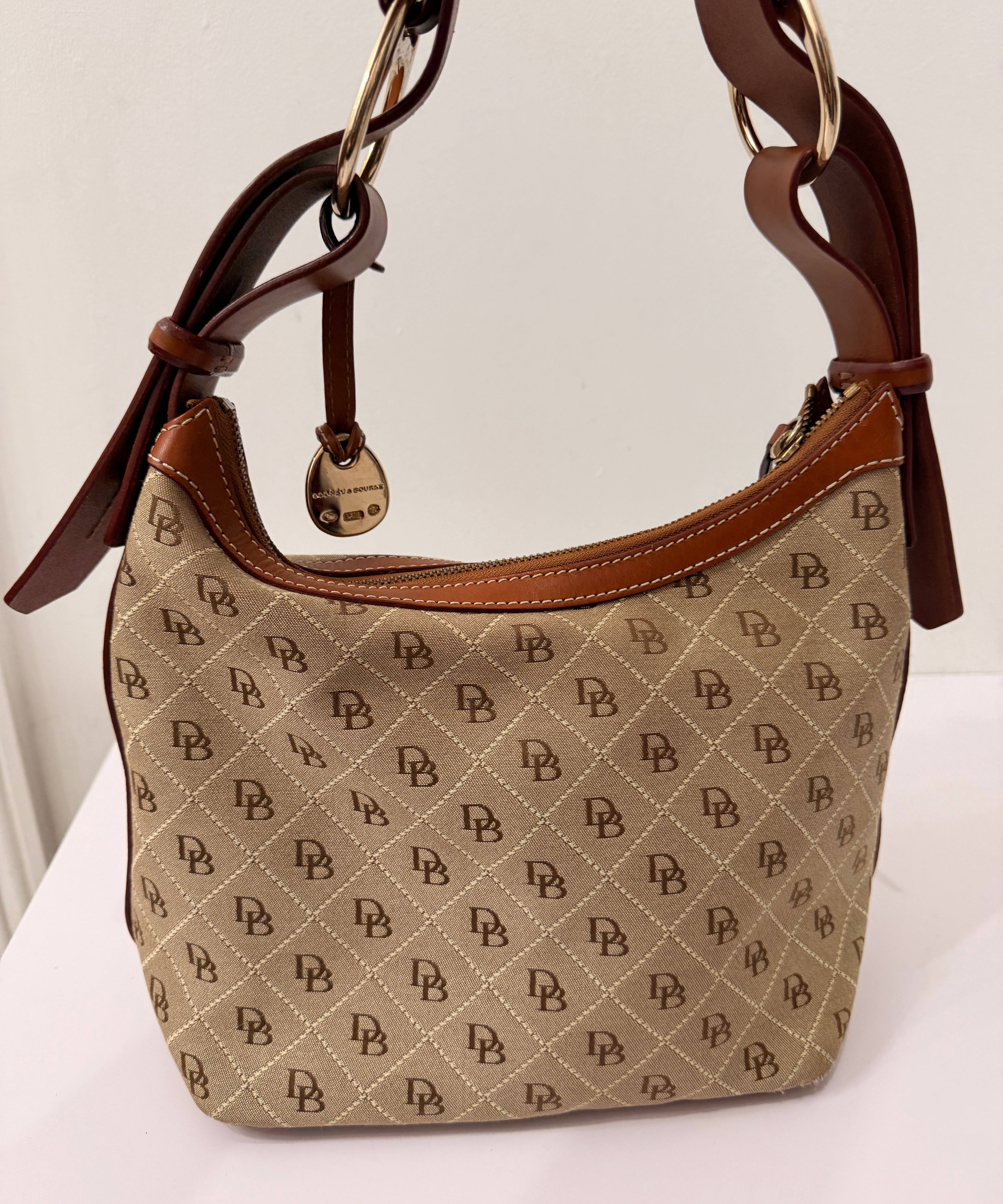 Brown Dooney & Bourke Shoulder Bag