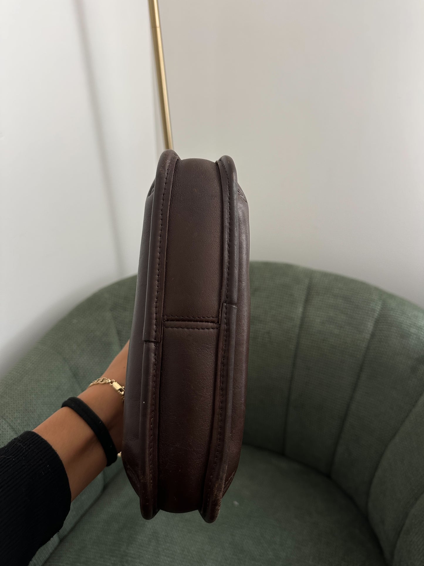 Vintage Coach Mahony Mini Ergo Zip Bag