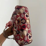 Coach Red Op Art Shoulder Bag