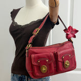 Coach Magenta Legacy Turnlock Bag