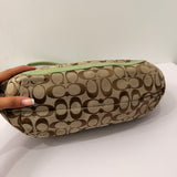 Coach Green Trim Penelope Tote Bag