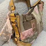 Coach Pink Patchwork Carly Bag