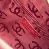 Chanel 2003 Camellia Perforated Patent Red Shoulder Bag
