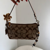 Coach Tan Mini Pochette Bag