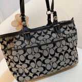 Coach Grey Signature Tote Bag