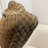 Brown GG Gucci Canvas Tote Bag