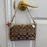 Legacy Turnlock Coach Signature Gold Mini Bag