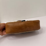 Coach Tan Brown Demi Hamptons Buckle Bag