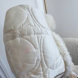 White Coach Bunny Fur Hobo Bag
