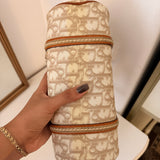 White Dior Romantique Mini Barrel Bag