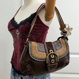 Coach Brown Western Large Soho Bag