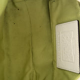 Stripe Coach Signature Top Handle Pochette