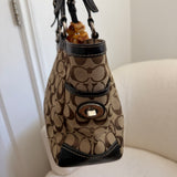 Coach Brown Signature Tote Bag