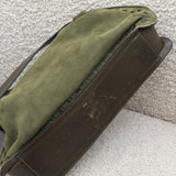 Coach Olive Green Nubuc Shoulder Bag