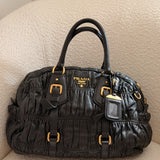 Black Prada Nappa Shoulder Bag