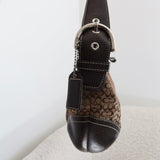 Coach Brown Signature Mini Hobo Bag Set