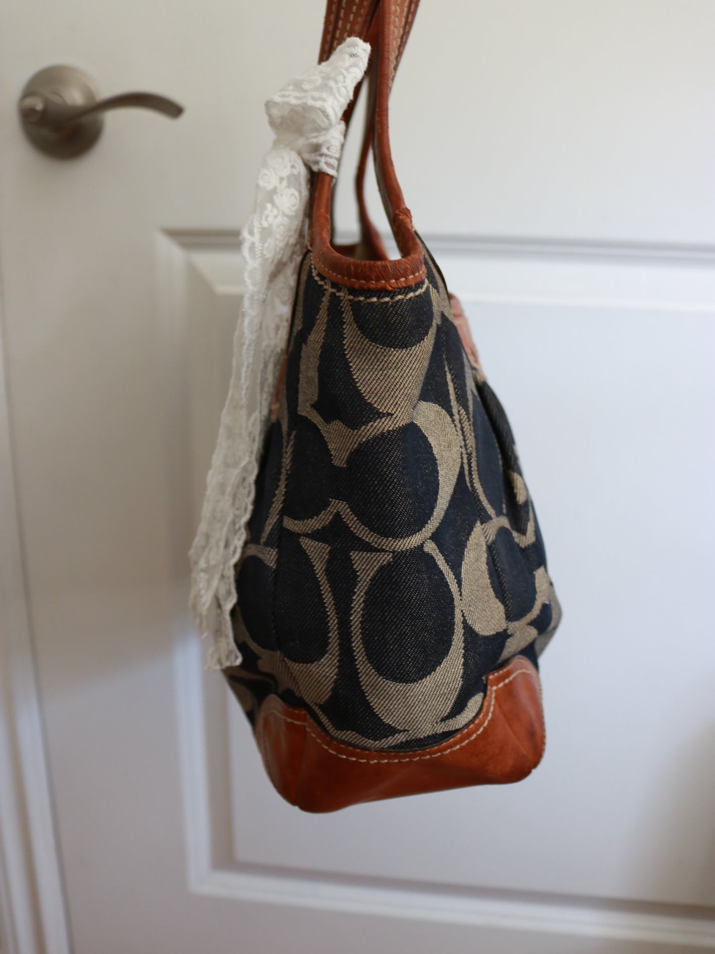 Coach Signature Ergo Mini Tote Bag