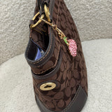 Coach Brown Canvas Tote Bag