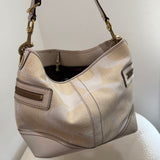Coach Cream Cotton Ergo Tote Bag