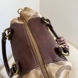 Brown Coach Signature Op Art Sabrina Madison Bag