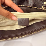Brown Guccissima Sukey Tote Bag