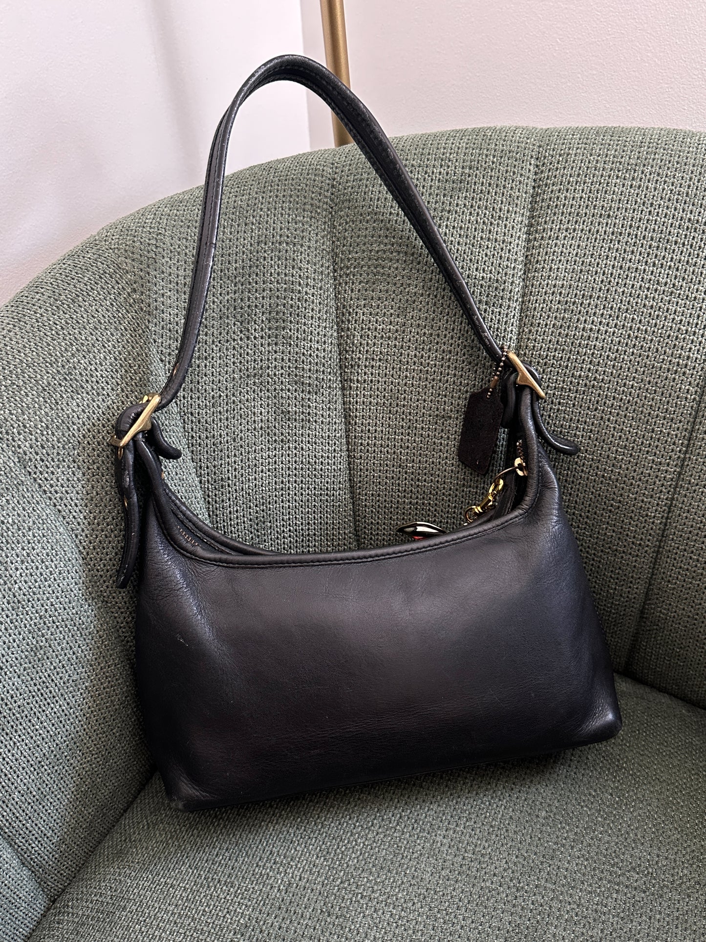 Vintage Coach Black Legacy Zoe Shoulder Bag