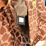 Fendi Giraffe Zucca Chef Shoulder Bag