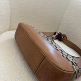 Coach British Tan Hamptons Signature Hobo Bag